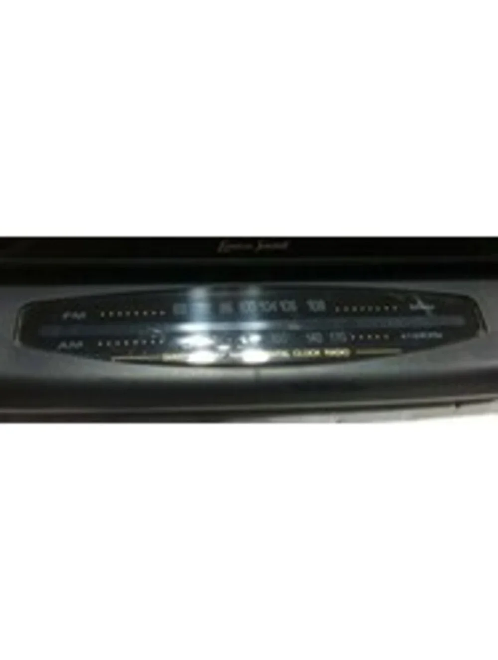 Lenoxx Sound CR-773 Digital AM/FM Alarm Clock Radio Compact Bedroom Tested Works
